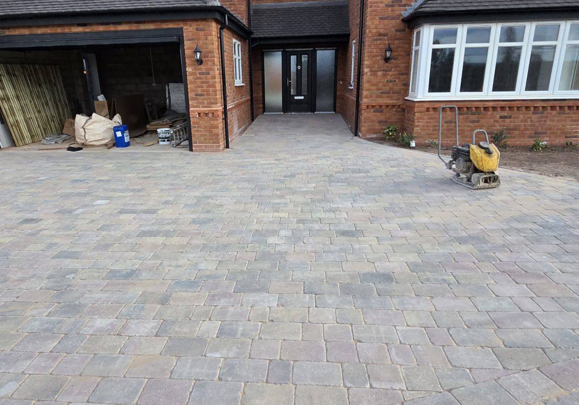 paving x2 block paving laying